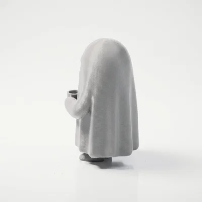 Mô hình 3D Ma Cáu Kỉnh Uống Cà Phê - Sản phẩm sưu tầm độc đáo