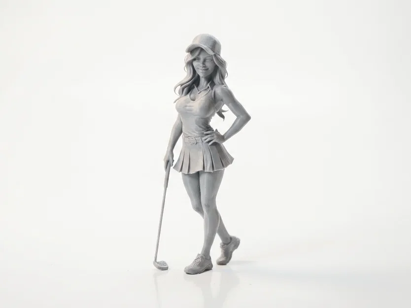 Mô hình nữ golfer 3D - Đồ sưu tầm thể thao in 3D - Image 1