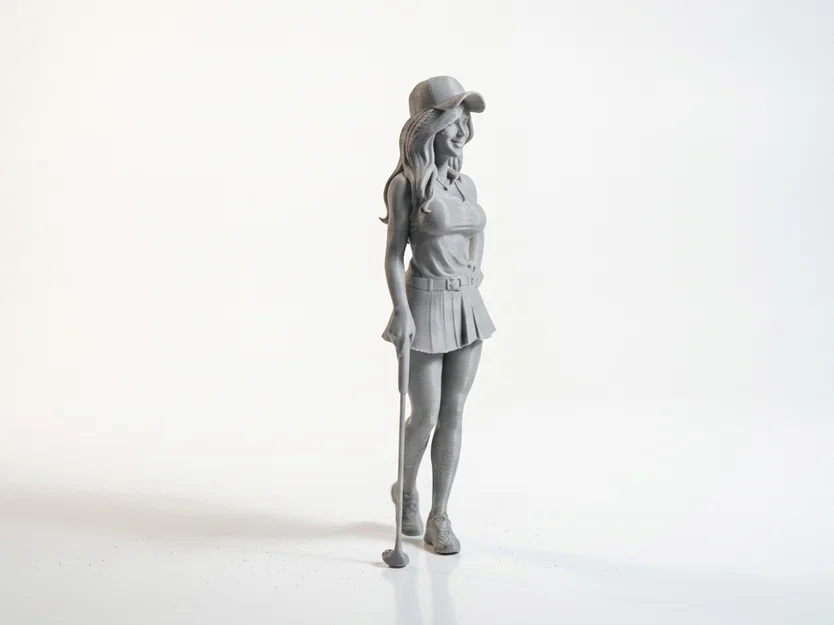 Mô hình nữ golfer 3D - Đồ sưu tầm thể thao in 3D - Image 2