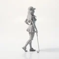 Mô hình nữ golfer 3D - Đồ sưu tầm thể thao in 3D - Thumbnail 3