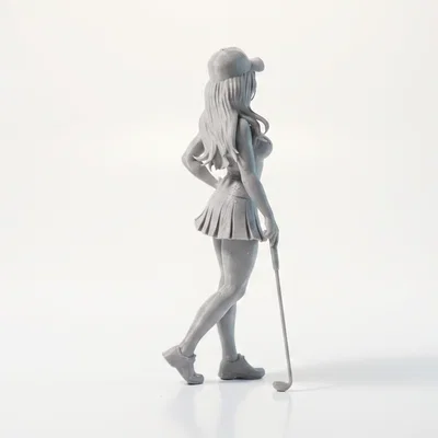 Mô hình nữ golfer 3D - Đồ sưu tầm thể thao in 3D