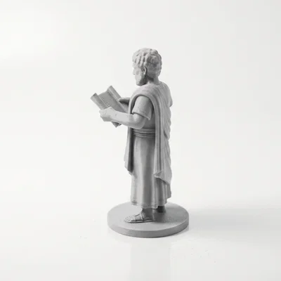 Mô hình 3D tượng học giả Hy Lạp cổ đại - File in 3D