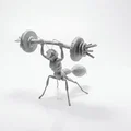 Mô hình Kiến lực sĩ tập tạ in 3D ấn tượng - Thumbnail 1