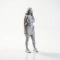 Mô hình 3D Figure Nữ Mặc Váy Thể Thao - Sưu tầm & Trang trí - Thumbnail 2
