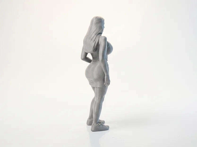 Mô hình 3D Figure Nữ Mặc Váy Thể Thao - Sưu tầm & Trang trí - Image 3