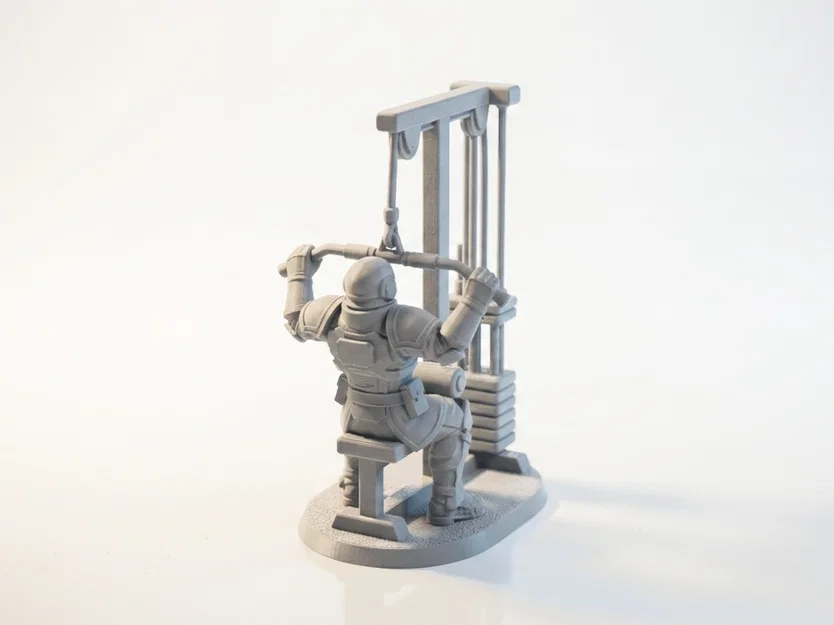 Mô hình Robot tập Gym - File in 3D độc đáo - Image 1