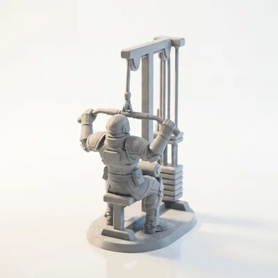 Mô hình Robot tập Gym - File in 3D độc đáo