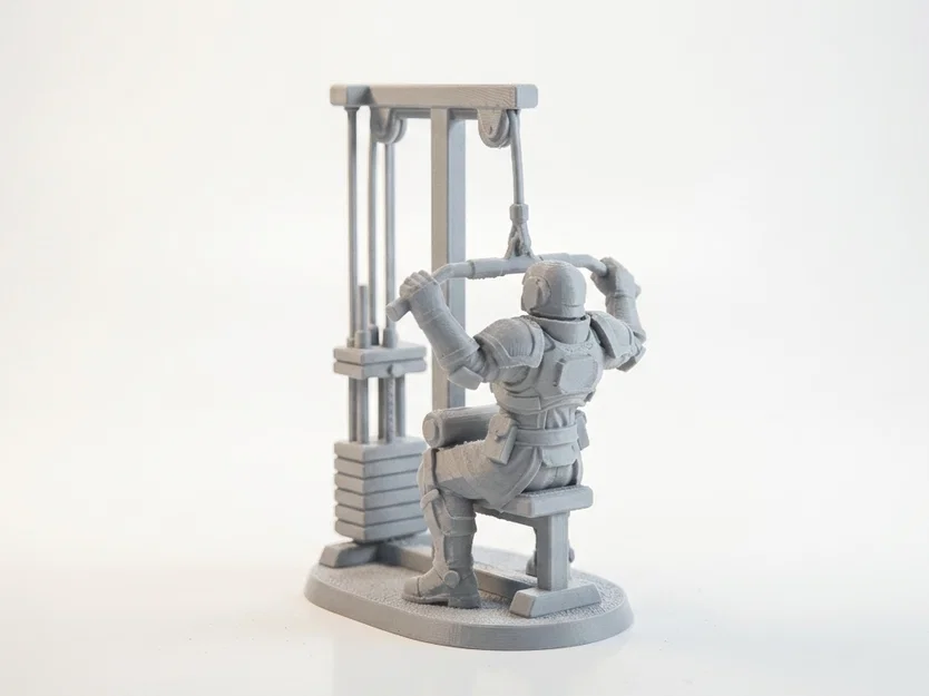 Mô hình Robot tập Gym - File in 3D độc đáo - Image 2