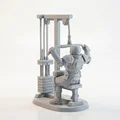 Mô hình Robot tập Gym - File in 3D độc đáo - Thumbnail 2