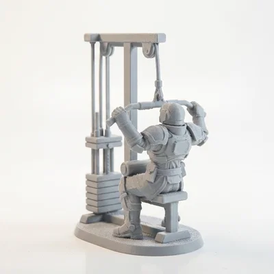 Mô hình Robot tập Gym - File in 3D độc đáo
