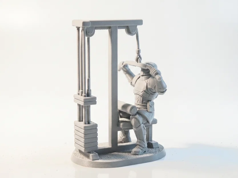 Mô hình Robot tập Gym - File in 3D độc đáo - Image 3