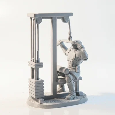 Mô hình Robot tập Gym - File in 3D độc đáo