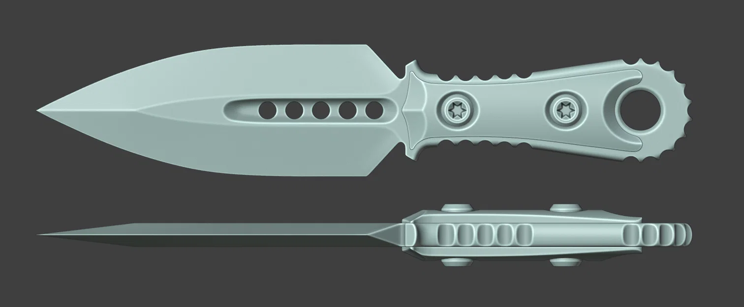 Mô hình dao hai lưỡi (Double-sided Knife) - Image 3
