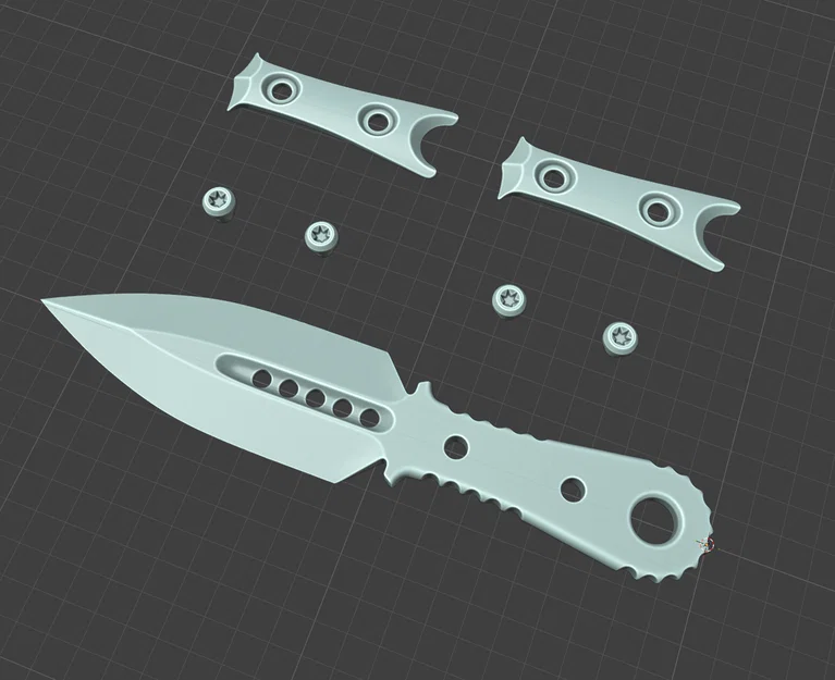 Mô hình dao hai lưỡi (Double-sided Knife) - Image 4