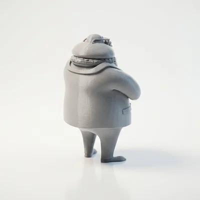 Mô hình 3D Hamburger Gangster - Nhân vật phản diện thức ăn nhanh