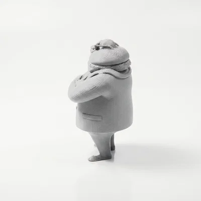 Mô hình 3D Hamburger Gangster - Nhân vật phản diện thức ăn nhanh