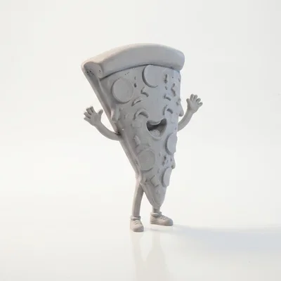 Mô hình miếng Pizza vui nhộn in 3D