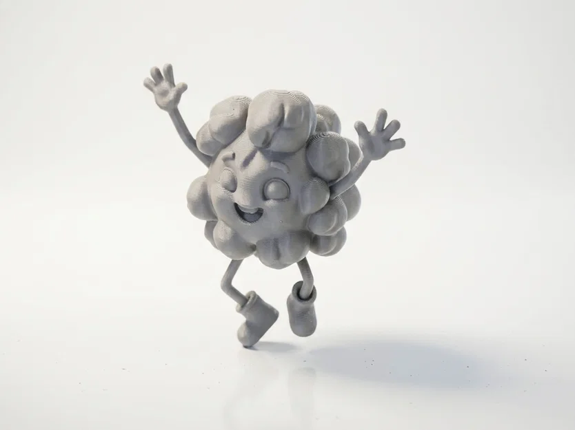 Mô hình nhân vật Happy Popcorn Boy in 3D - Image 1