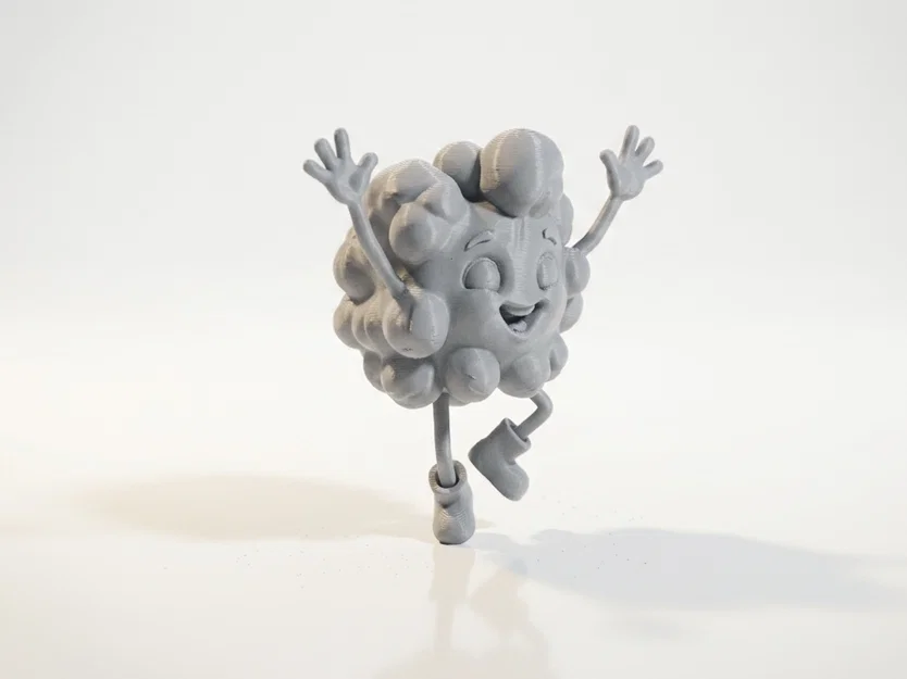 Mô hình nhân vật Happy Popcorn Boy in 3D - Image 2