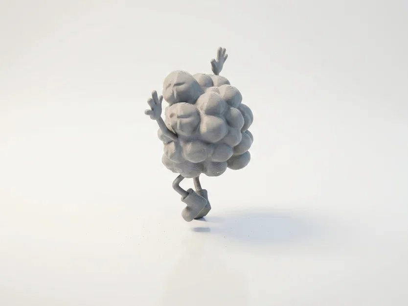 Mô hình nhân vật Happy Popcorn Boy in 3D - Image 4