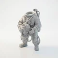 Mô hình 3D Phi hành gia thợ lặn không đầu (Headless Diver Astronaut) - Thumbnail 1