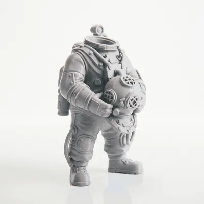 Mô hình 3D Phi hành gia thợ lặn không đầu (Headless Diver Astronaut)
