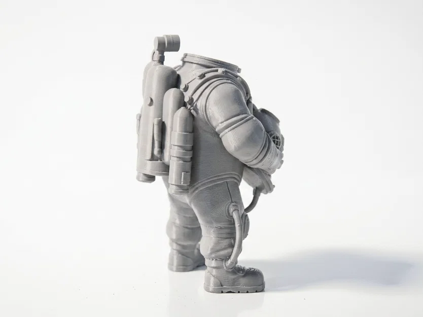 Mô hình 3D Phi hành gia thợ lặn không đầu (Headless Diver Astronaut) - Image 3