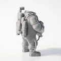 Mô hình 3D Phi hành gia thợ lặn không đầu (Headless Diver Astronaut) - Thumbnail 3