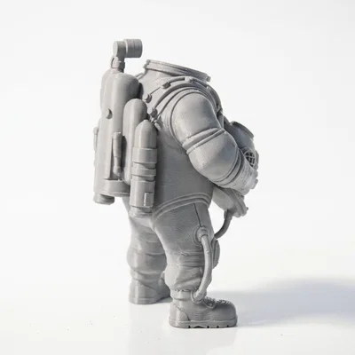 Mô hình 3D Phi hành gia thợ lặn không đầu (Headless Diver Astronaut)