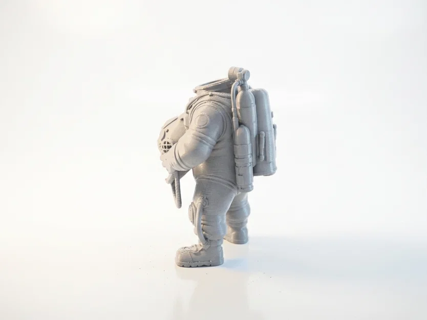 Mô hình 3D Phi hành gia thợ lặn không đầu (Headless Diver Astronaut) - Image 4