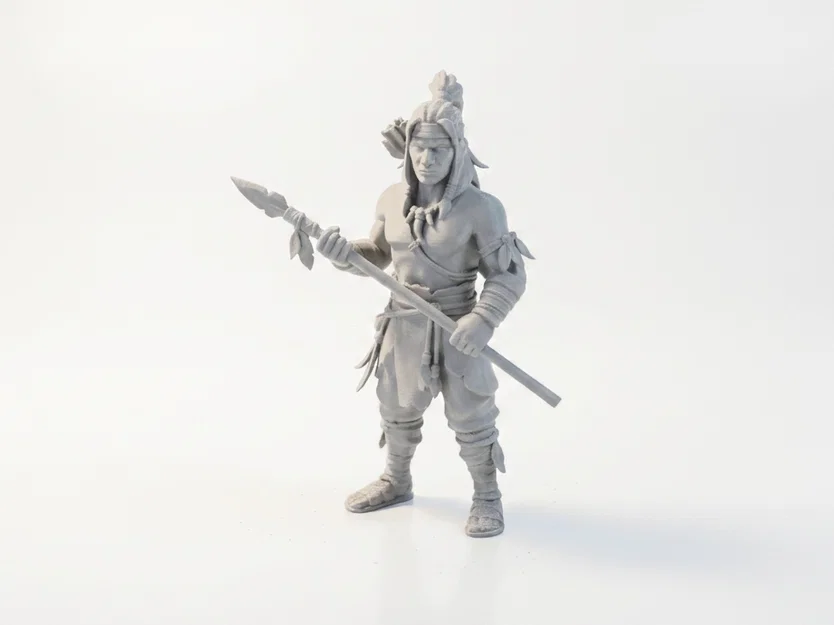 Mô hình in 3D Chiến binh Thợ săn phong cách Fantasy - Image 1