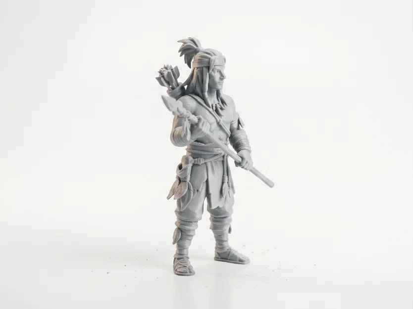 Mô hình in 3D Chiến binh Thợ săn phong cách Fantasy - Image 2