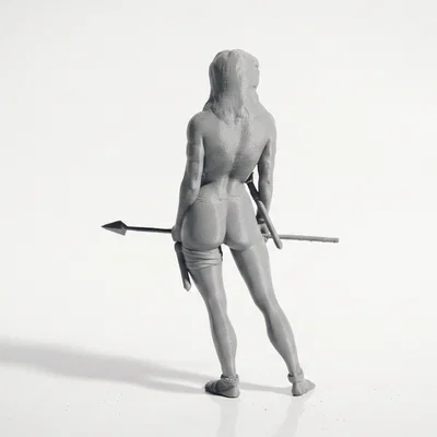 Mô hình Nữ Chiến Binh Huntress - Fantasy 3D Printable