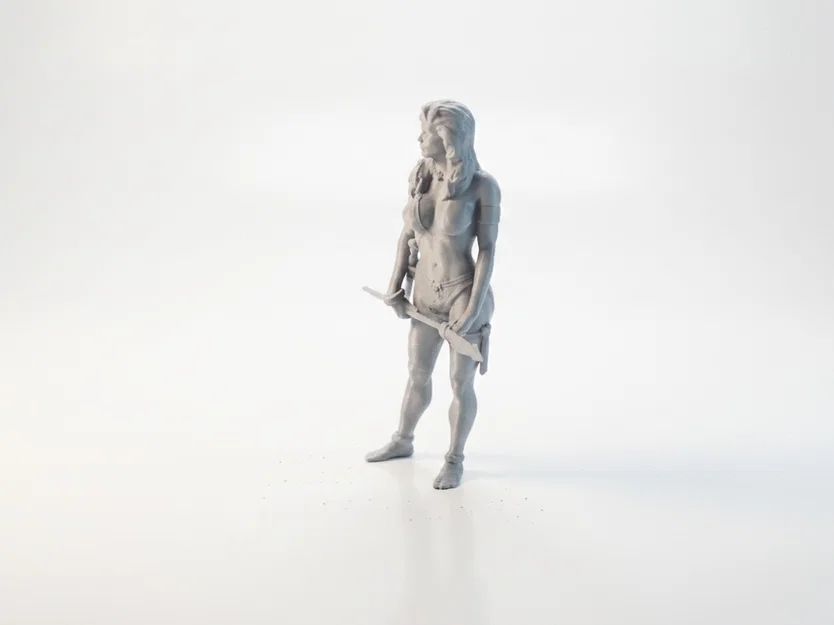 Mô hình Nữ Chiến Binh Huntress - Fantasy 3D Printable - Image 4