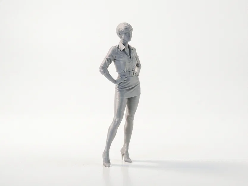Mô hình 3D Tượng Nữ Anh Hùng (Hero Pose Woman Figure) - File in 3D - Image 2