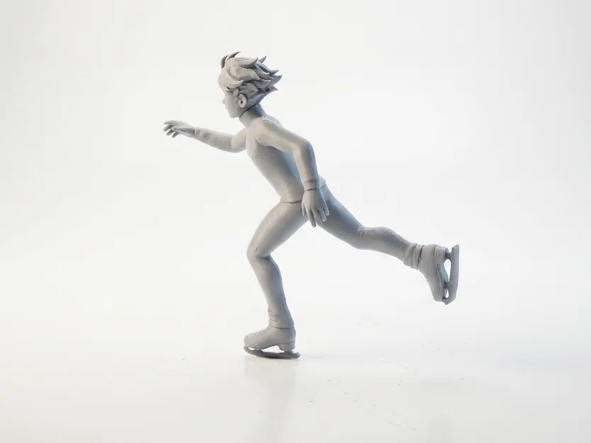 Mô hình tượng vận động viên trượt băng 3D in ấn - Image 1