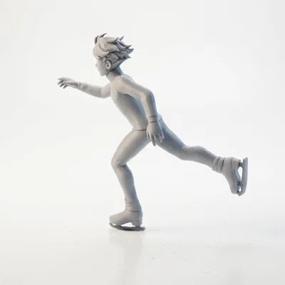 Mô hình tượng vận động viên trượt băng 3D in ấn