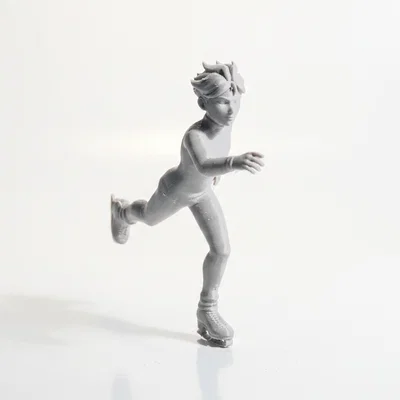 Mô hình tượng vận động viên trượt băng 3D in ấn