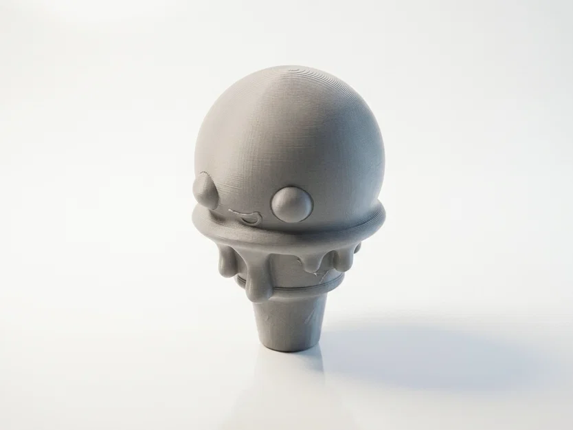 Mô hình 3D Ốc Quế Kem Tráng Miệng Độc Đáo - Image 1
