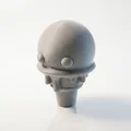 Mô hình 3D Ốc Quế Kem Tráng Miệng Độc Đáo - Thumbnail 1