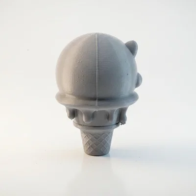 Mô hình 3D Ốc Quế Kem Tráng Miệng Độc Đáo