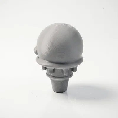 Mô hình 3D Ốc Quế Kem Tráng Miệng Độc Đáo