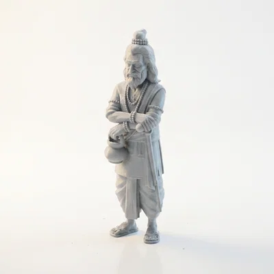 Mô hình 3D Hiền triết Ấn Độ truyền thống in ấn dễ dàng