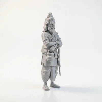 Mô hình 3D Hiền triết Ấn Độ truyền thống in ấn dễ dàng