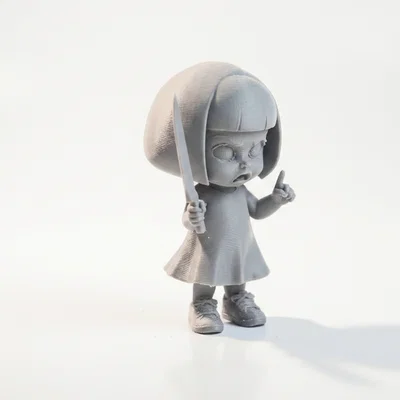 Mô hình 3D đứa trẻ sát nhân kinh dị - File in 3D sưu tầm