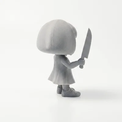 Mô hình 3D đứa trẻ sát nhân kinh dị - File in 3D sưu tầm