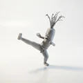 Mô hình Cà rốt Karate chiến binh võ thuật in 3D - Thumbnail 1