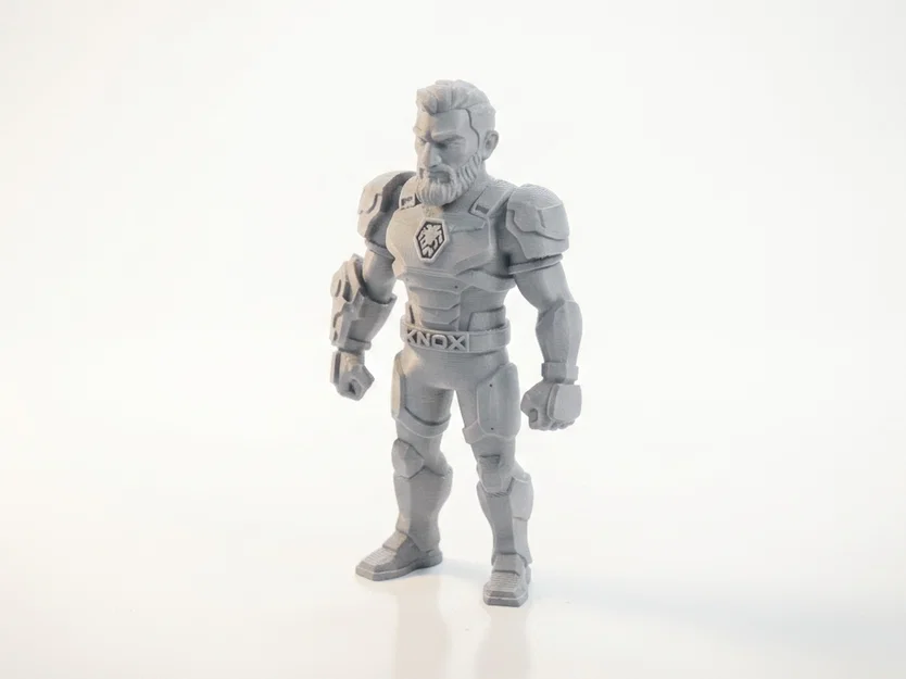 Mô hình 3D chiến binh mặc giáp Knox - Tệp STL in 3D - Image 1