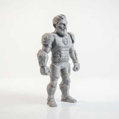 Mô hình 3D chiến binh mặc giáp Knox - Tệp STL in 3D