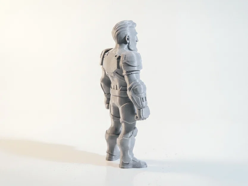 Mô hình 3D chiến binh mặc giáp Knox - Tệp STL in 3D - Image 3